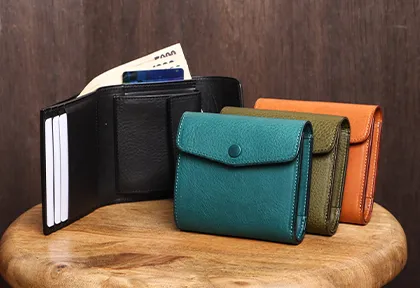 Sinleathers タスカ 二つ折り財布